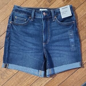 Sonoma Women's Blue‎ High Rise Shorts